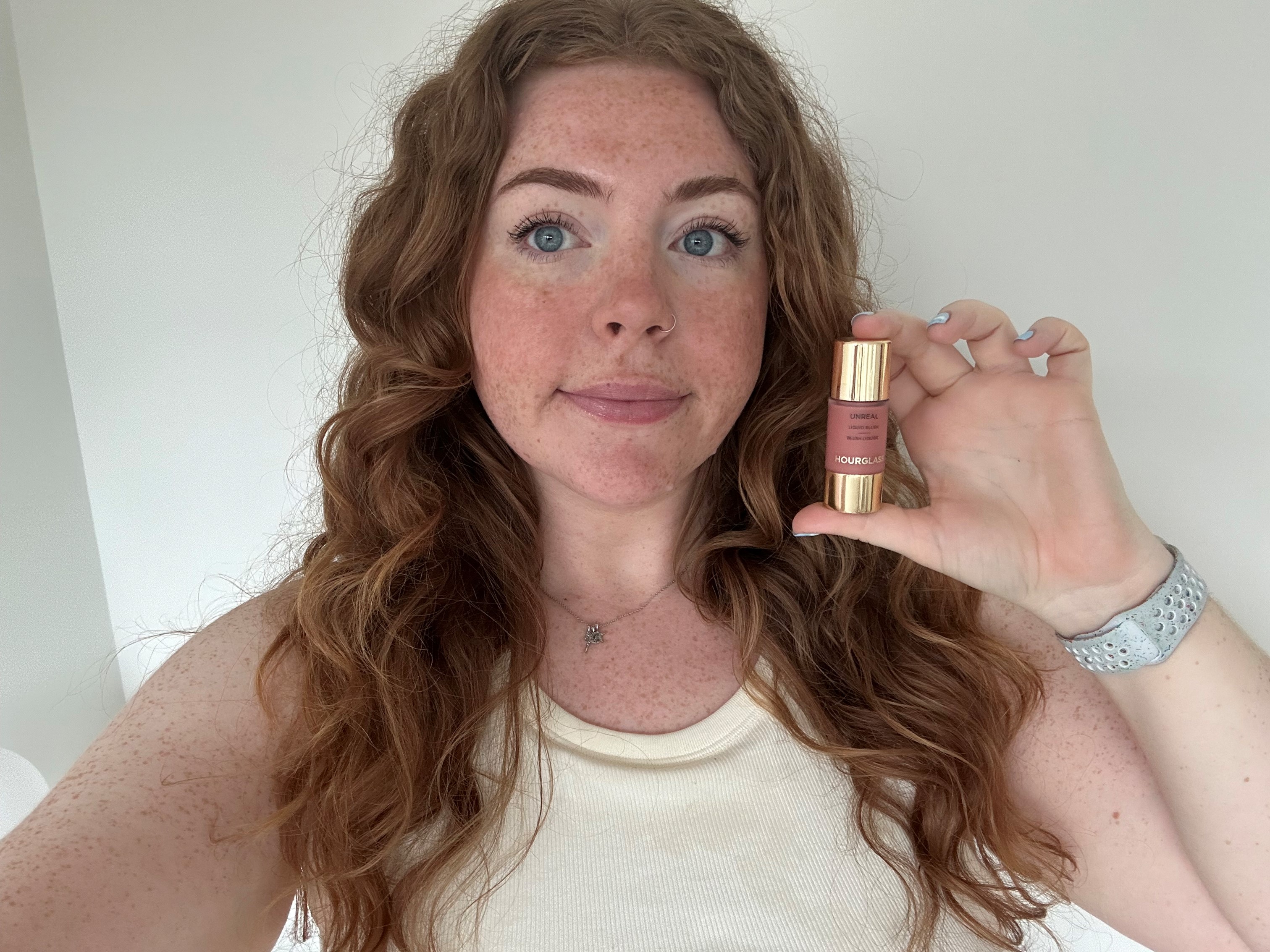Hourglass Unreal Liquid Blush Review | Stephanie